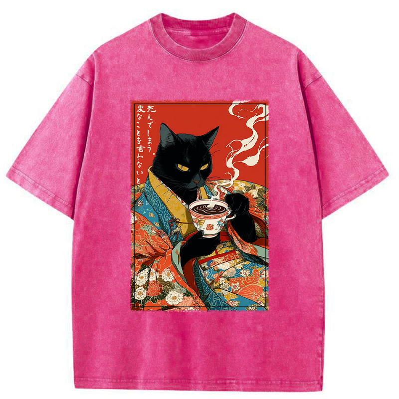Tokyo-Tiger Say Weird Or Die Washed T-Shirt