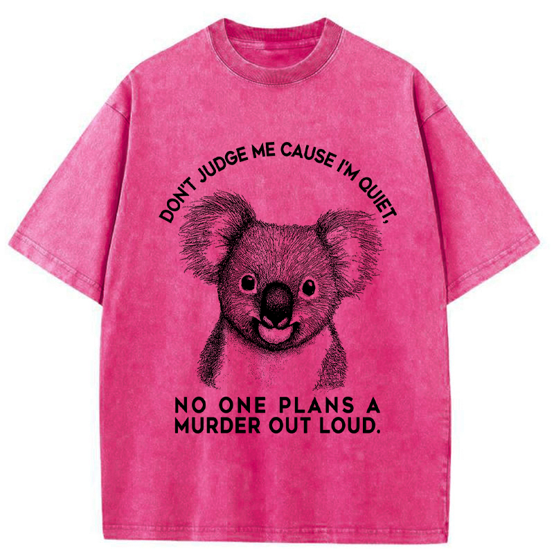 Tokyo-Tiger Koala：Quiet Minds, Big Plans Washed T-Shirt