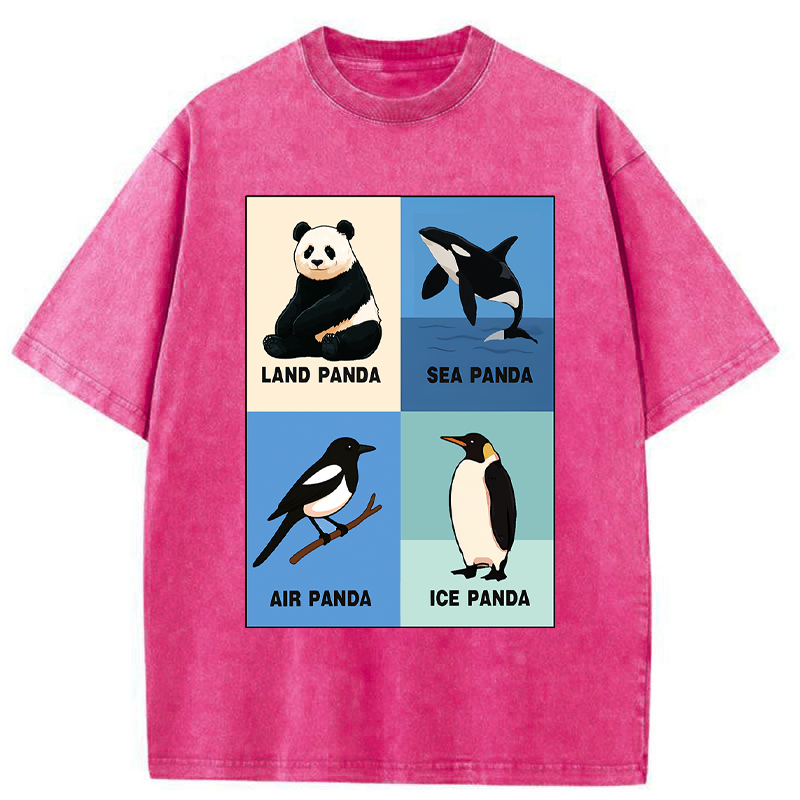 Tokyo-Tiger Panda Multiverse Washed T-Shirt