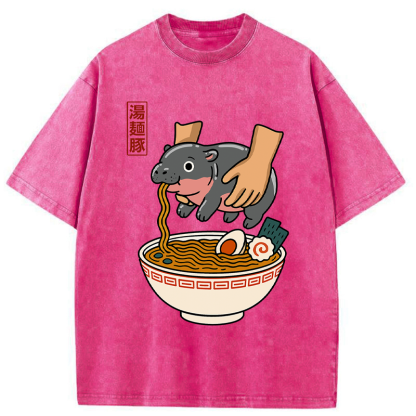 Tokyo-Tiger Noodles Got Me Washed T-Shirt