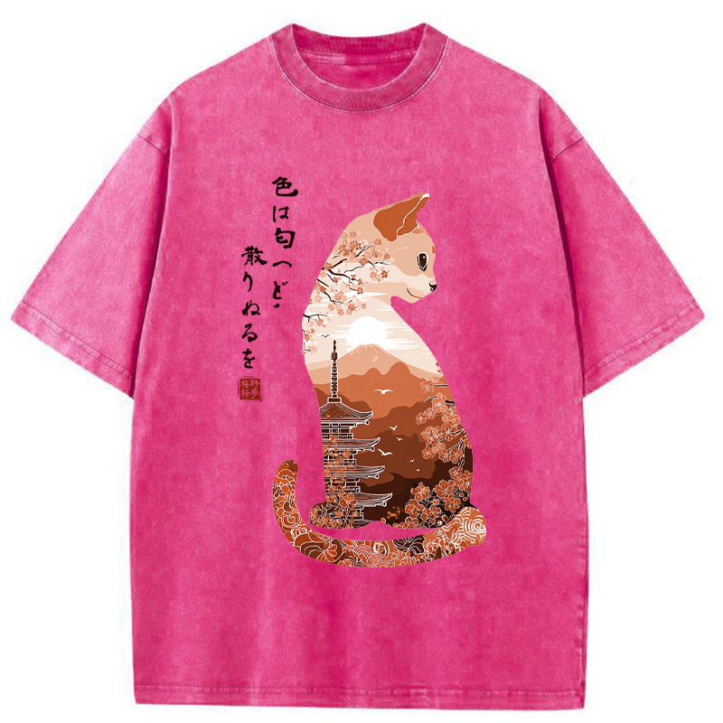 Tokyo-Tiger Beauty in Transience Washed T-Shirt