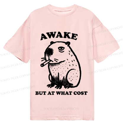 Tokyo-Tiger Smoking Capybara Classic T-Shirt
