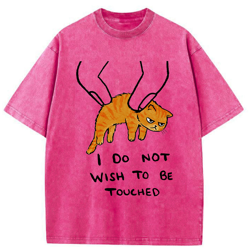 Tokyo-Tiger No Touchy Cat Washed T-Shirt