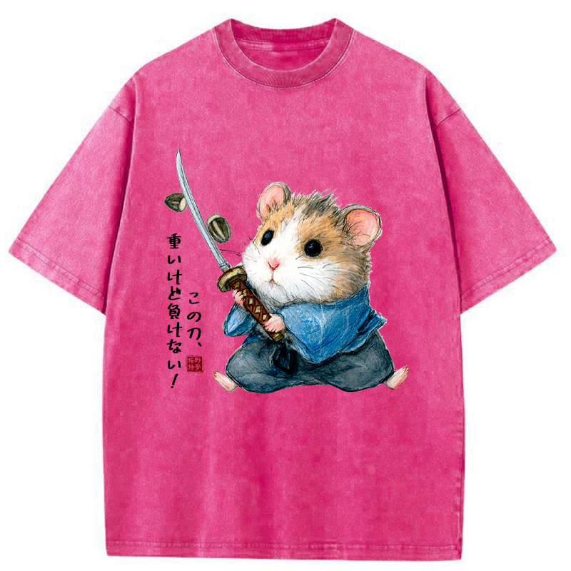 Tokyo-Tiger Heavy Sword, Strong Heart Washed T-Shirt