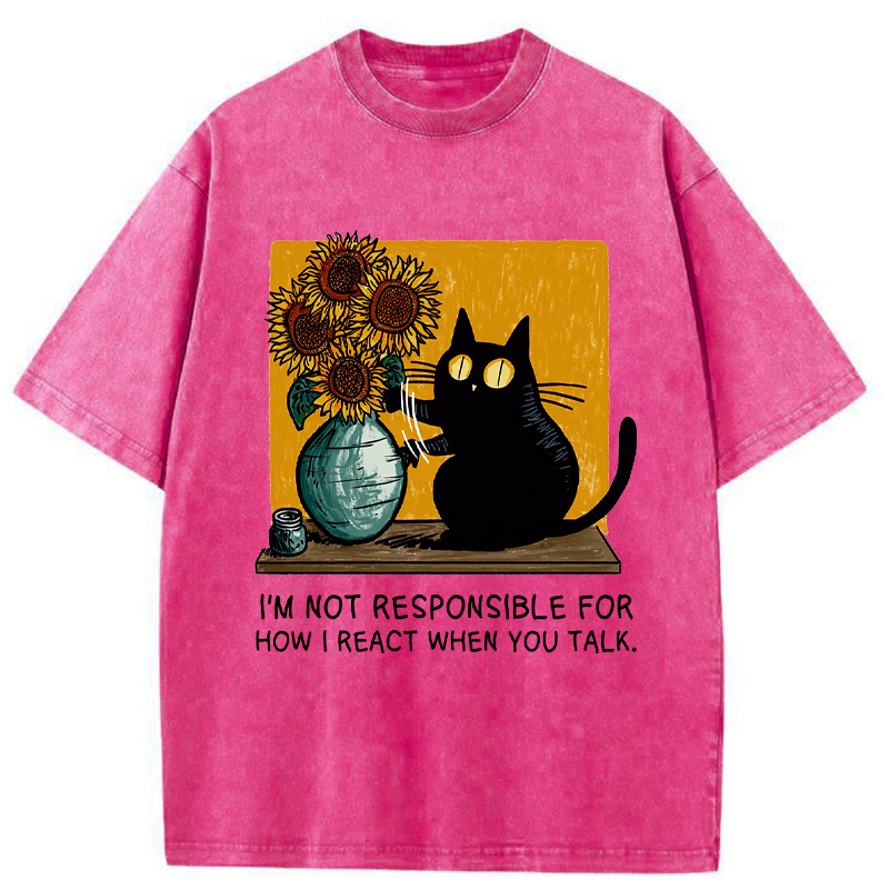 Tokyo-Tiger Blame The Words, Not Me Washed T-Shirt