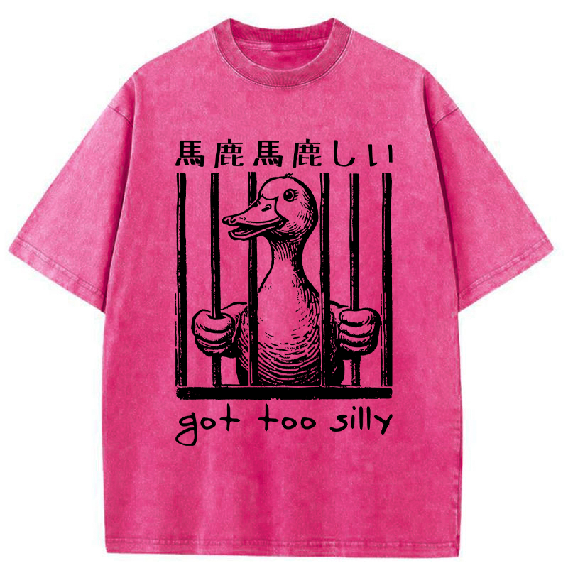 Tokyo-Tiger Silly Goose Lockup Washed T-Shirt