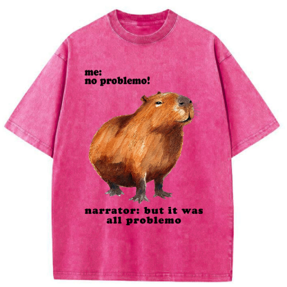 Tokyo-Tiger All Problemo, No Panic Washed T-Shirt