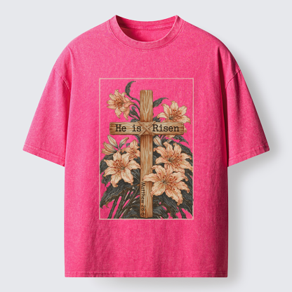 Tokyo-Tiger The Resurrection Lily Washed T-Shirt
