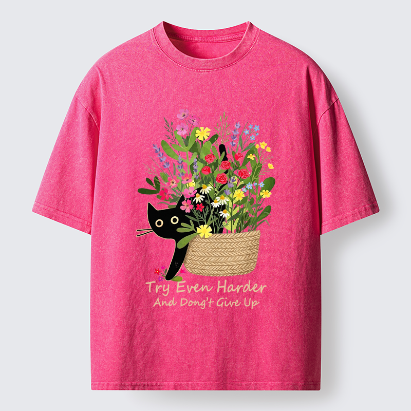 Tokyo-Tiger Bloom&Persevere Washed T-Shirt