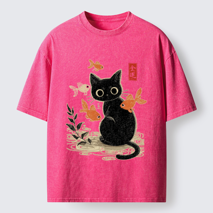 Tokyo-Tiger Paws of Prosperity Washed T-Shirt