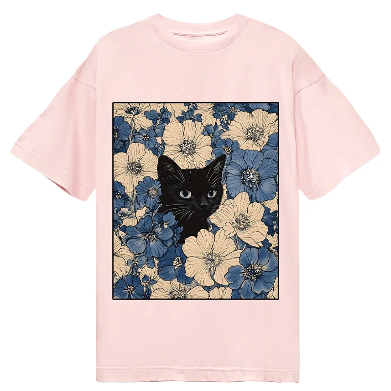 Tokyo-Tiger Cat In The Flowers Classic T-Shirt