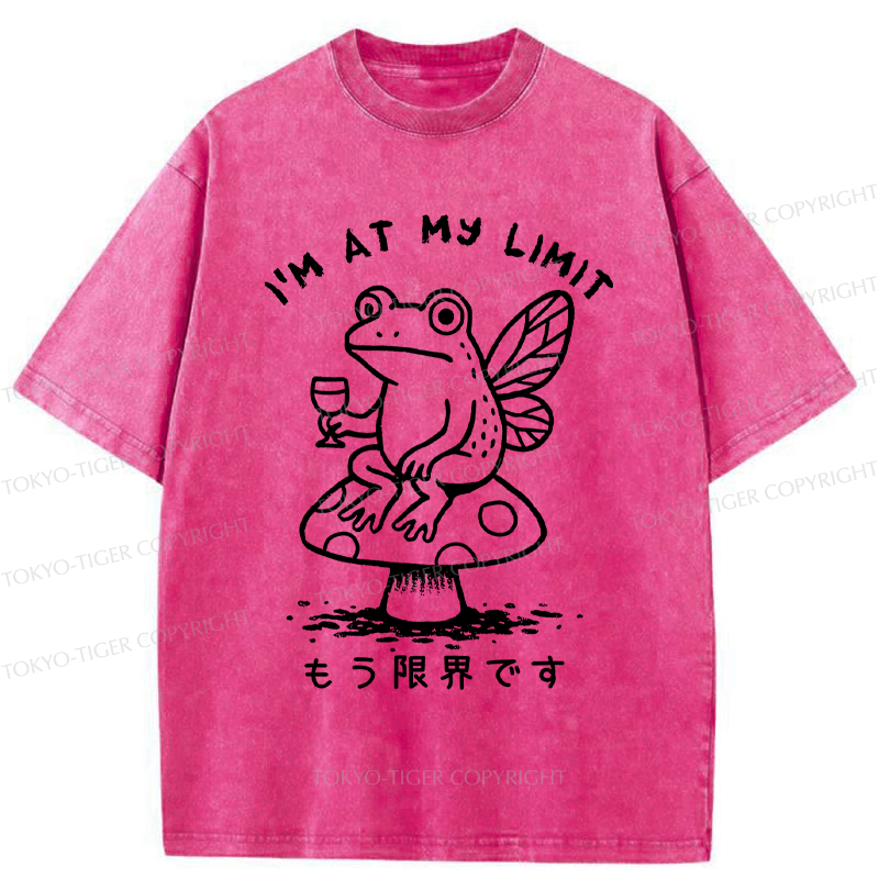 Tokyo-Tiger Funny Cat No reason to bite you Washed T-Shirt