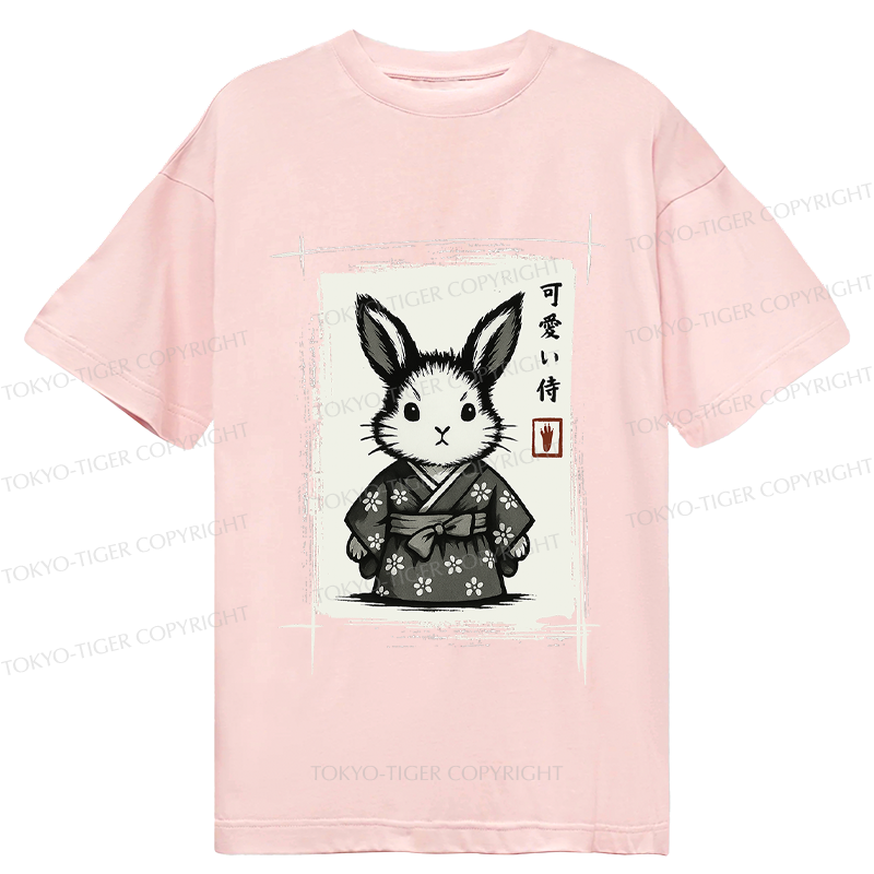 Tokyo-Tiger Woodcut Bunny Classic T-Shirt