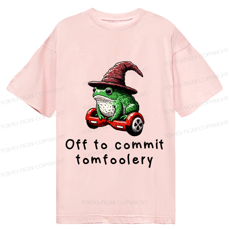 Tokyo-Tiger Japanese Frog Riding A Balance Scooter Classic T-Shirt