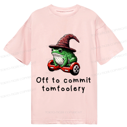 Tokyo-Tiger Japanese Frog Riding A Balance Scooter Classic T-Shirt