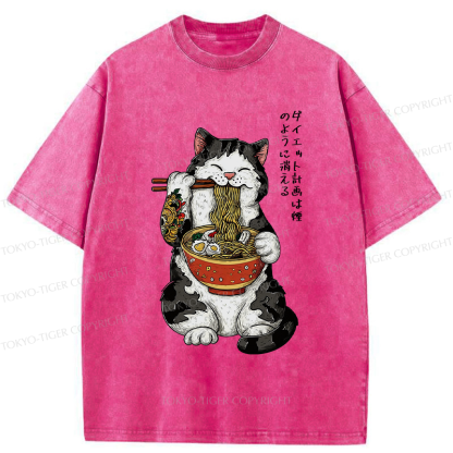 Tokyo-Tiger Diet Plans Shattered Into Nothingness Washed T-Shirt
