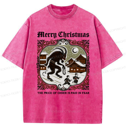 Tokyo-Tiger The Price of Cheer is Paid in Fear Washed T-Shirt