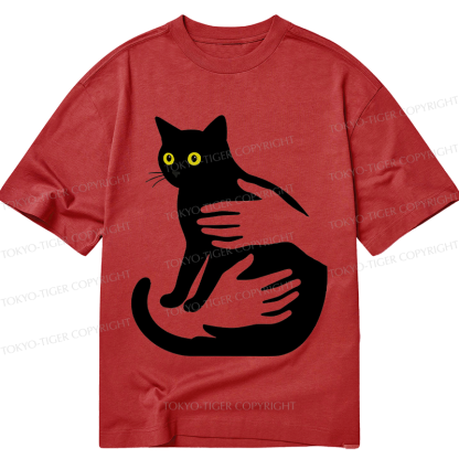 Tokyo-Tiger Hug A Black Cat Classic T-Shirt