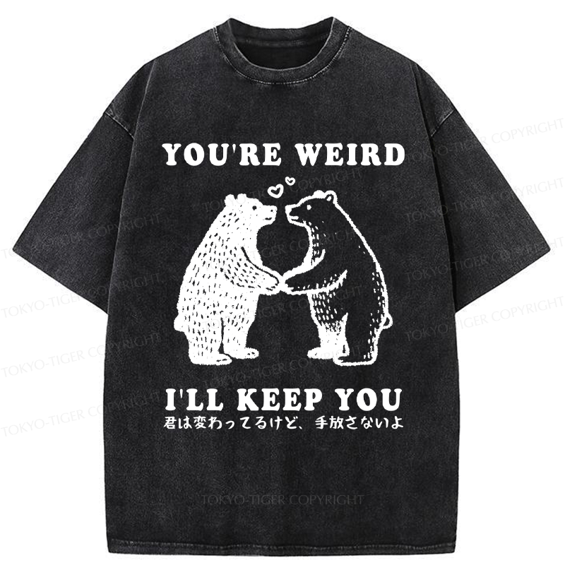 Tokyo-Tiger Forever Weird, Forever Yours Washed T-Shirt