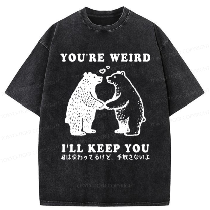 Tokyo-Tiger Forever Weird, Forever Yours Washed T-Shirt