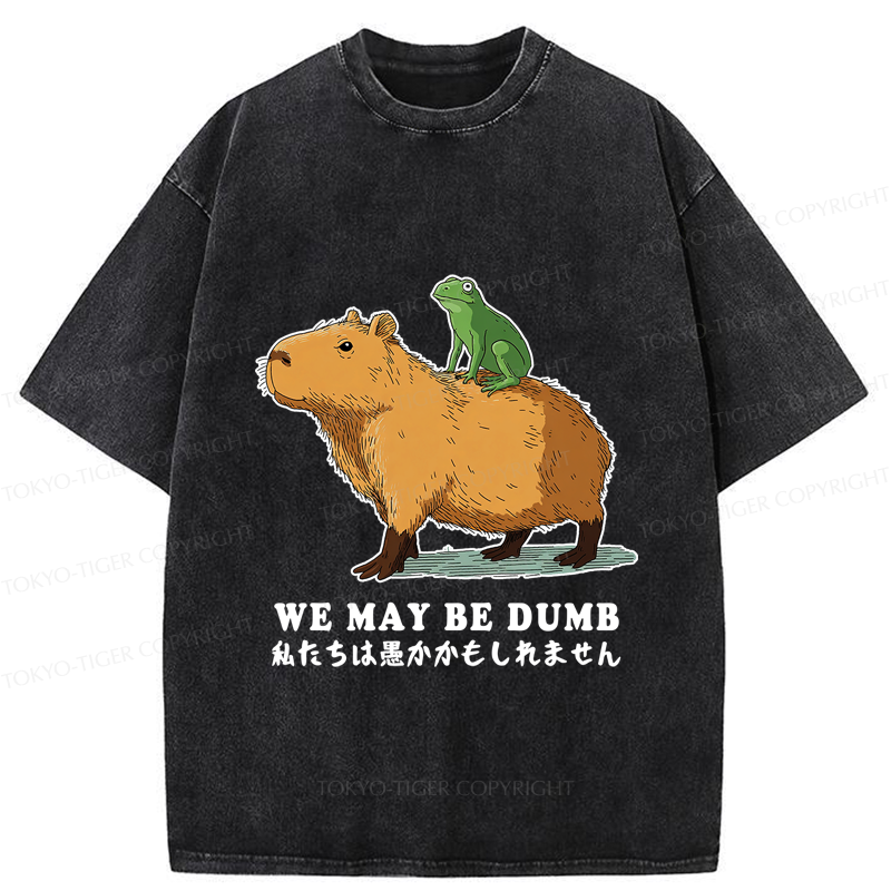 Tokyo-Tiger Dumb & Dumber Duo Washed T-Shirt