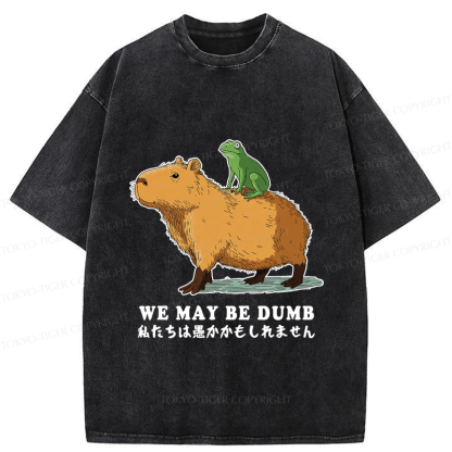 Tokyo-Tiger Dumb & Dumber Duo Washed T-Shirt