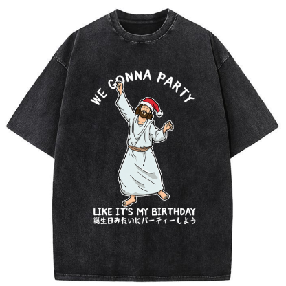 Tokyo-Tiger Party Like the Messiah Washed T-Shirt