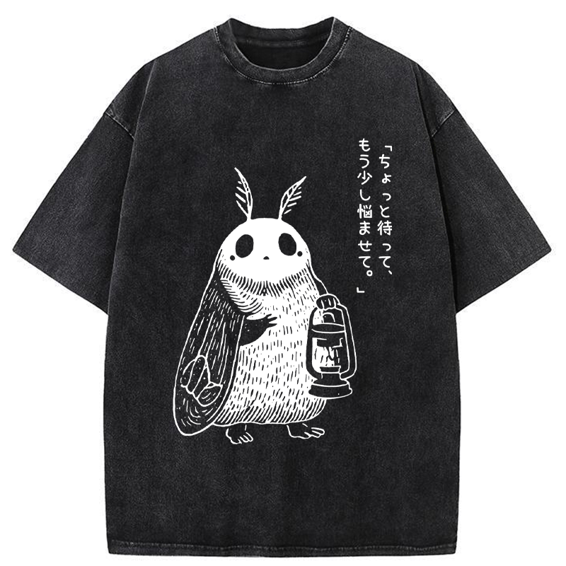 Tokyo-Tiger Moth of Overthinking Washed T-Shirt