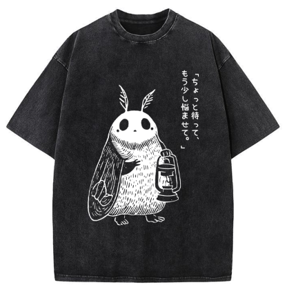 Tokyo-Tiger Moth of Overthinking Washed T-Shirt
