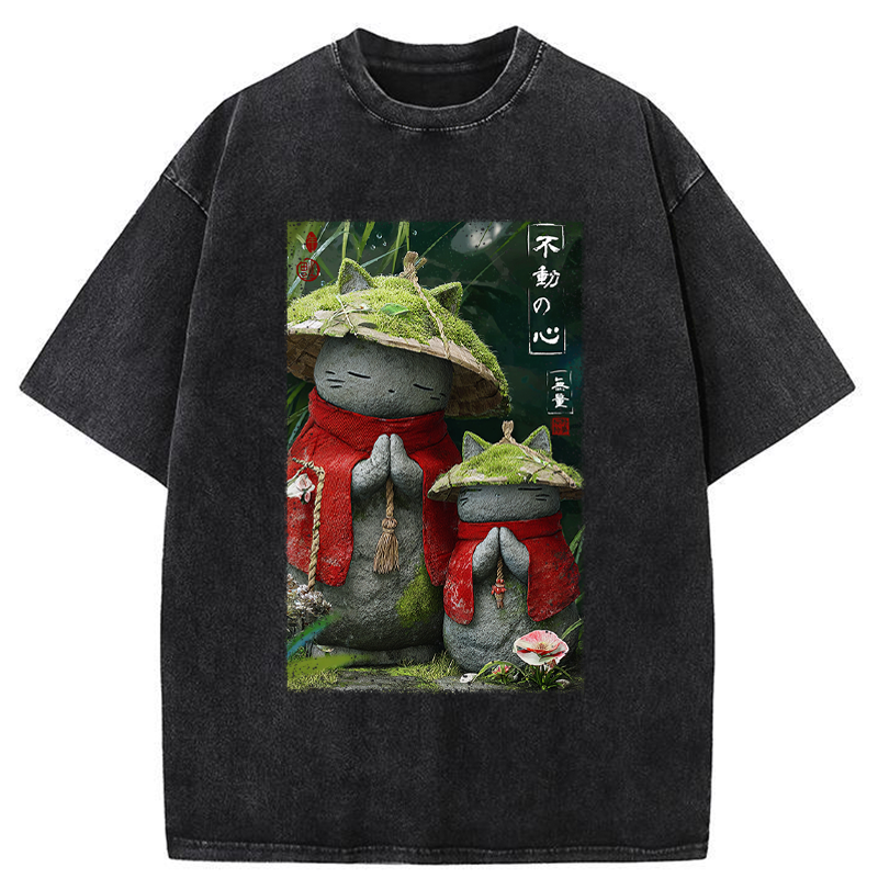 Tokyo-Tiger Zen Guardians Washed T-Shirt