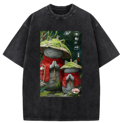 Tokyo-Tiger Zen Guardians Washed T-Shirt