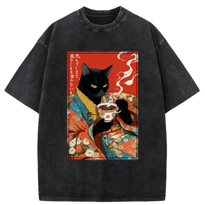 Tokyo-Tiger Say Weird Or Die Washed T-Shirt