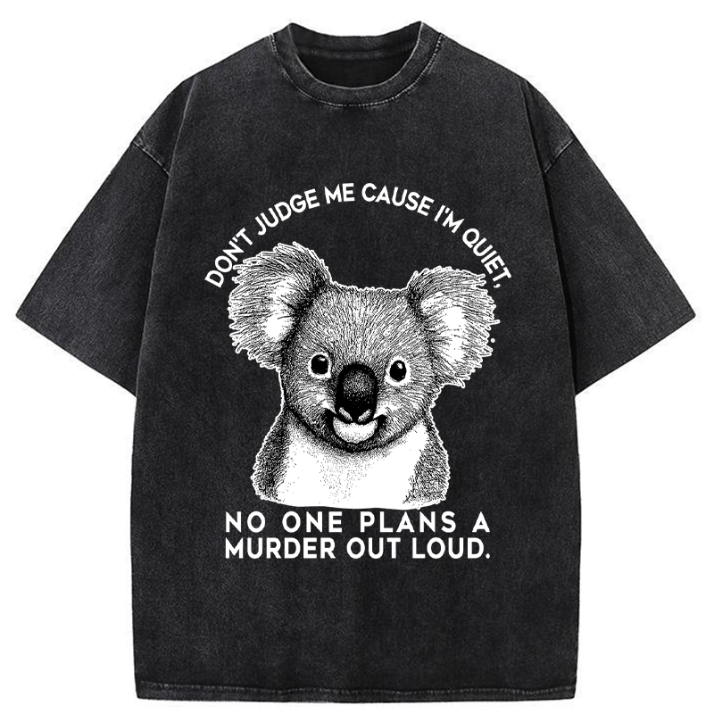 Tokyo-Tiger Koala：Quiet Minds, Big Plans Washed T-Shirt
