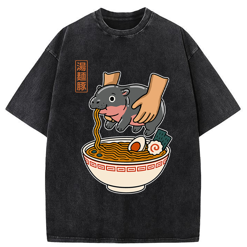Tokyo-Tiger Noodles Got Me Washed T-Shirt