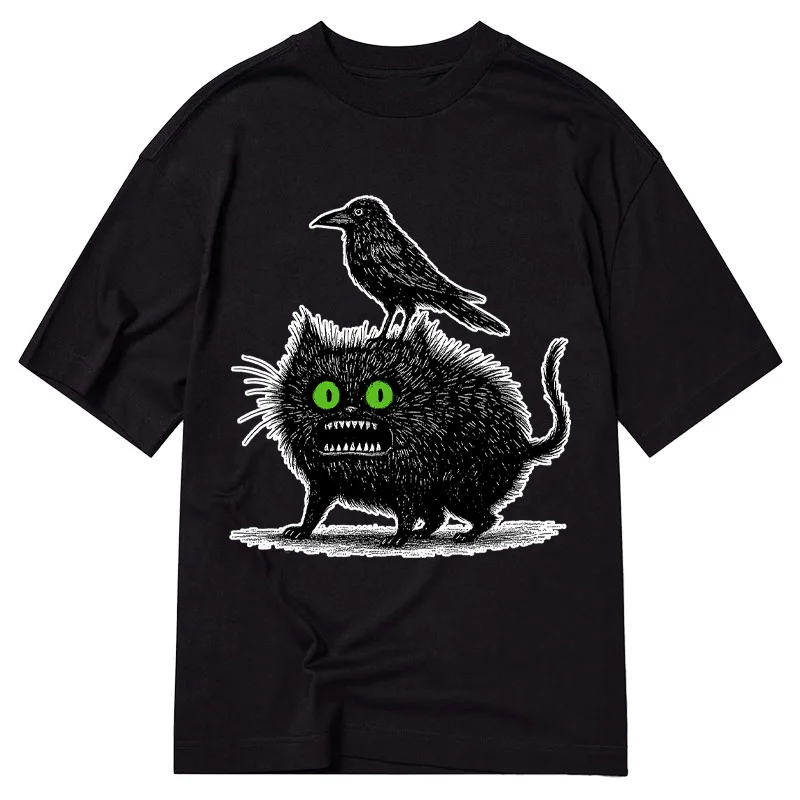 Tokyo-Tiger Crow And Black Cat Classic T-Shirt