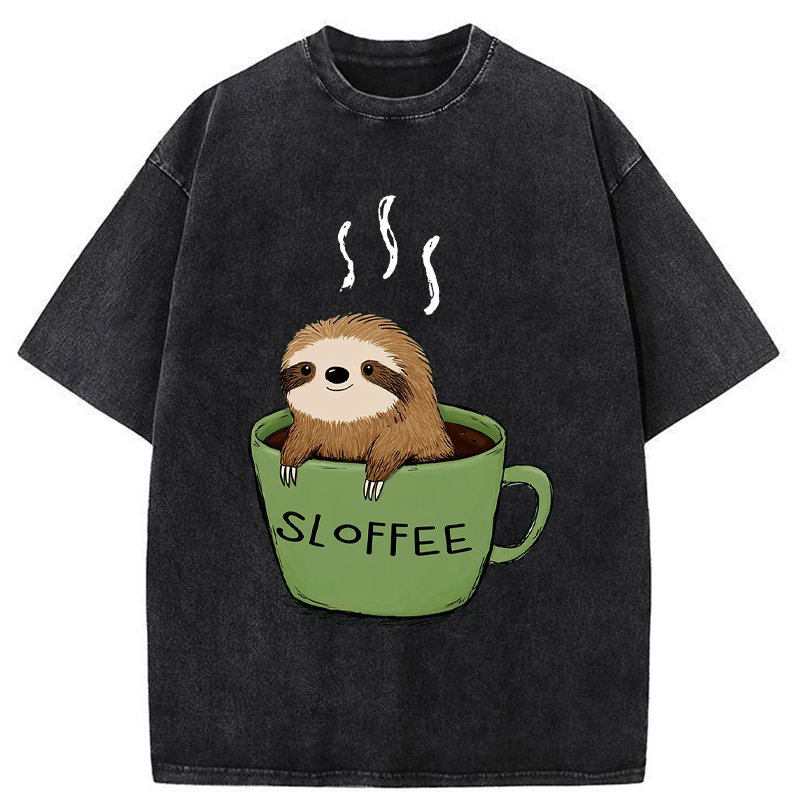 Tokyo-Tiger Sloffee Time Washed T-Shirt