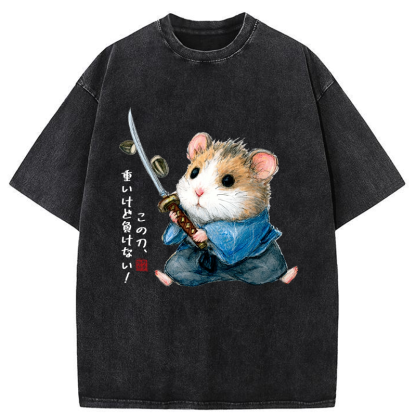 Tokyo-Tiger Heavy Sword, Strong Heart Washed T-Shirt