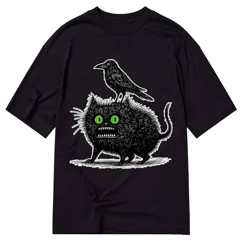 Tokyo-Tiger Crow And Black Cat Classic T-Shirt