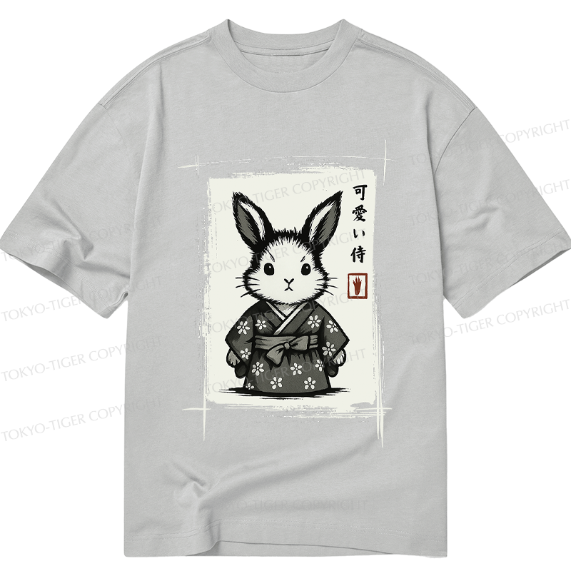 Tokyo-Tiger Woodcut Bunny Classic T-Shirt