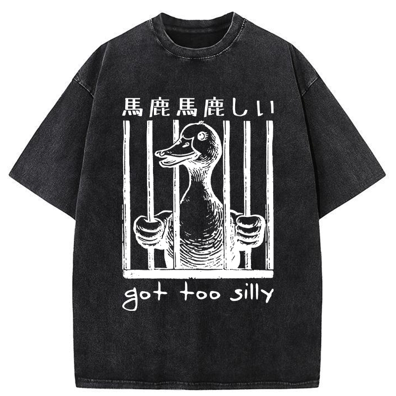 Tokyo-Tiger Silly Goose Lockup Washed T-Shirt