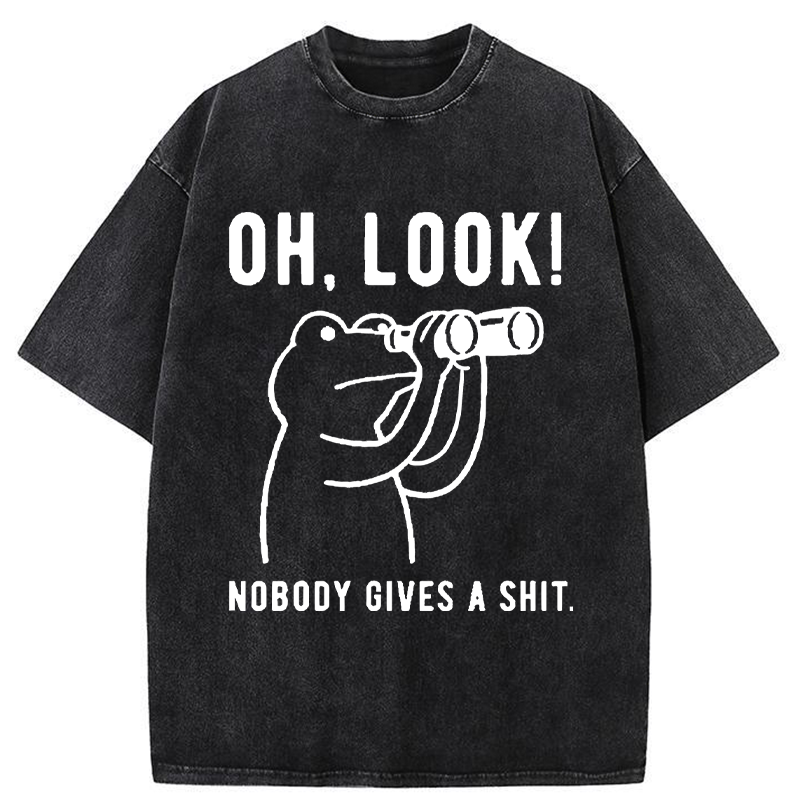 Tokyo-Tiger Frog of Indifference Washed T-Shirt