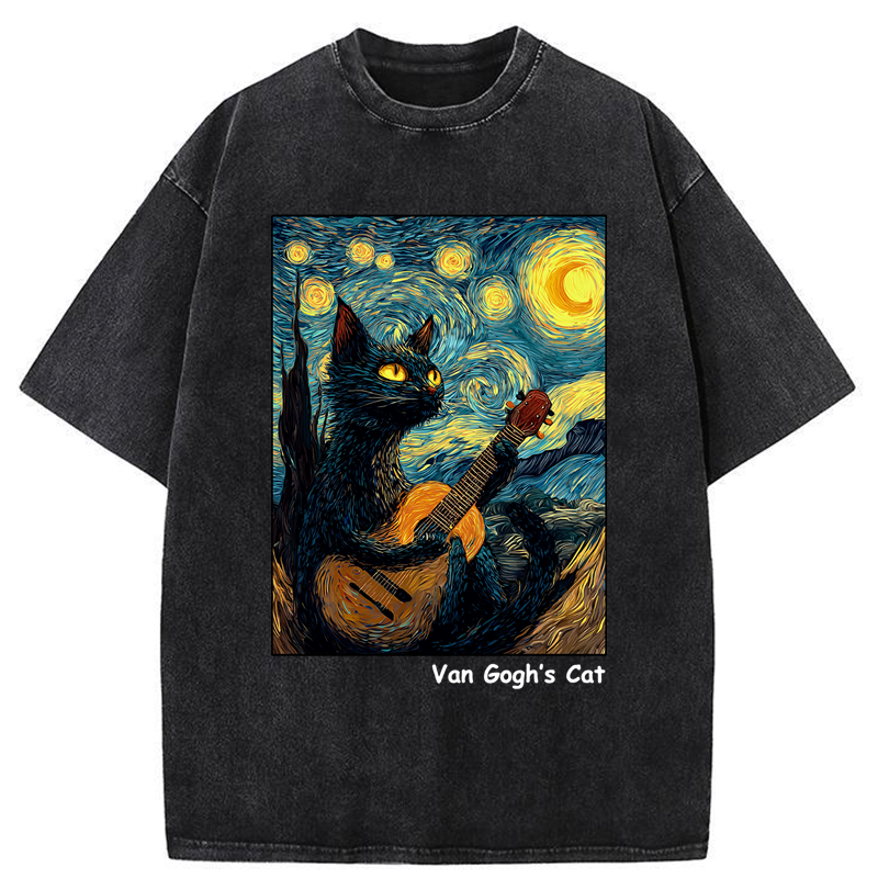 Tokyo-Tiger The Starry Musician Washed T-Shirt