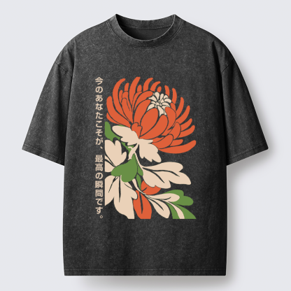 Tokyo-Tiger Your Brightest Now Washed T-Shirt