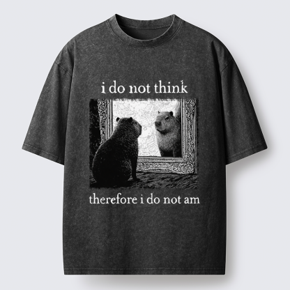 Tokyo-Tiger Capybara Paradox Washed T-Shirt