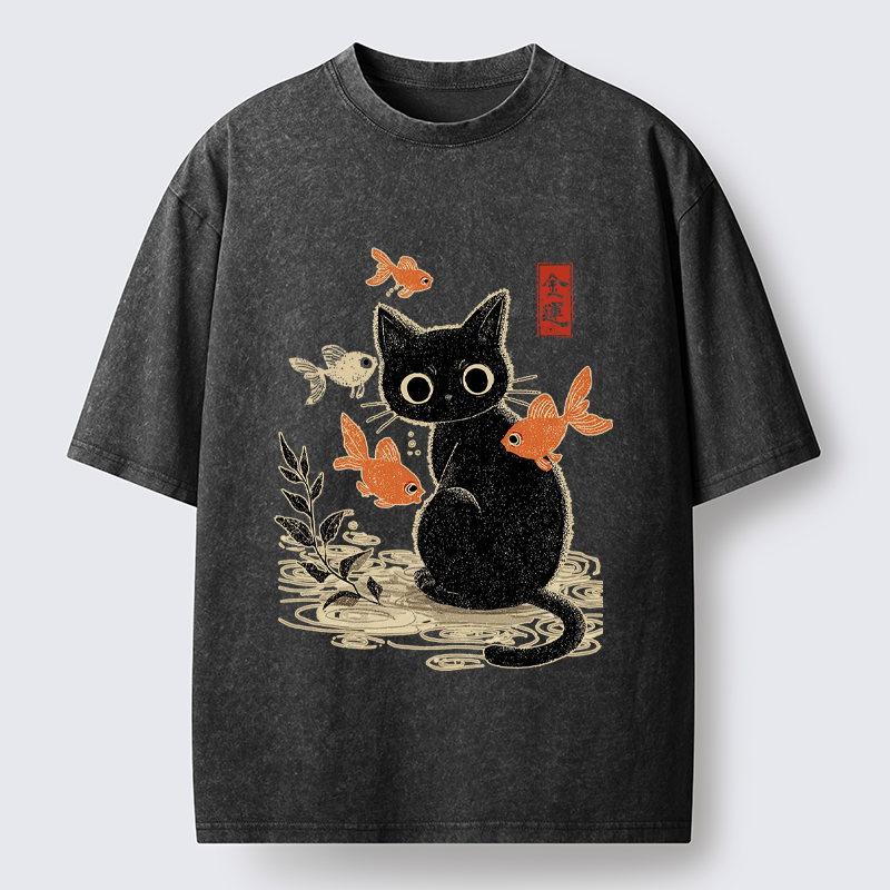 Tokyo-Tiger Paws of Prosperity Washed T-Shirt