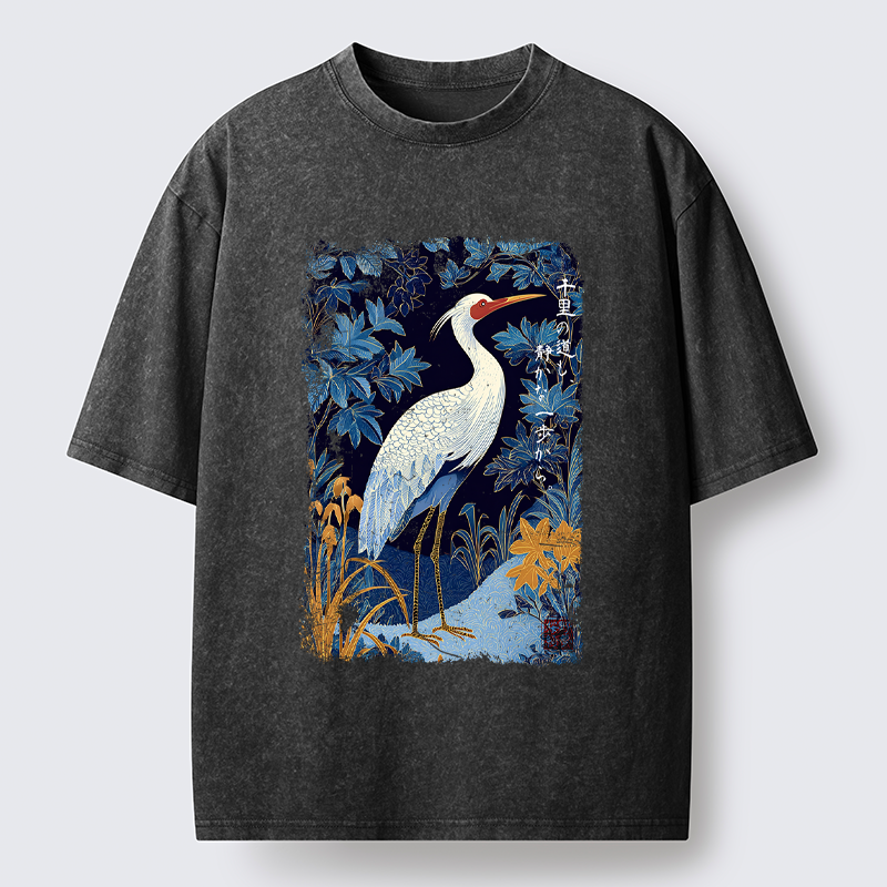 Tokyo-Tiger The Journey of a Thousand Miles Washed T-Shirt