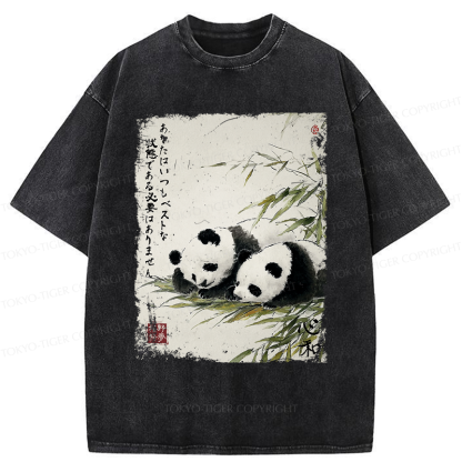 Tokyo-Tiger You Don’t Have To Always Be In Your Best State-Panda Washed T-Shirt