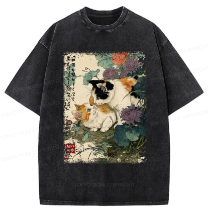Tokyo-Tiger Amidst the Chaos, We Are in Love Washed T-Shirt