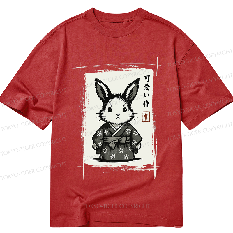 Tokyo-Tiger Woodcut Bunny Classic T-Shirt