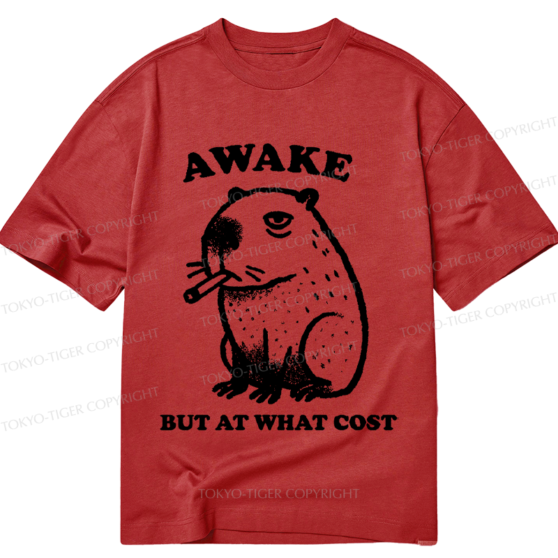 Tokyo-Tiger Smoking Capybara Classic T-Shirt